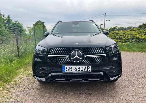 Mercedes-Benz GLE cena 245000 przebieg: 98500, rok produkcji 2020 z Trzebinia małe 106